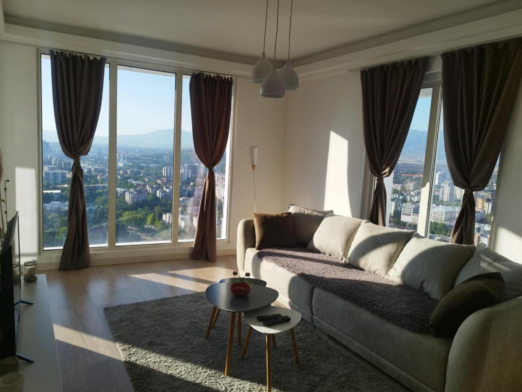 דירה Skopje Sky Apartments & Floor 33Th & 25Th & 19Th & 13Th 12Th With Pool & Spa & Fitness & Parking Included In Price